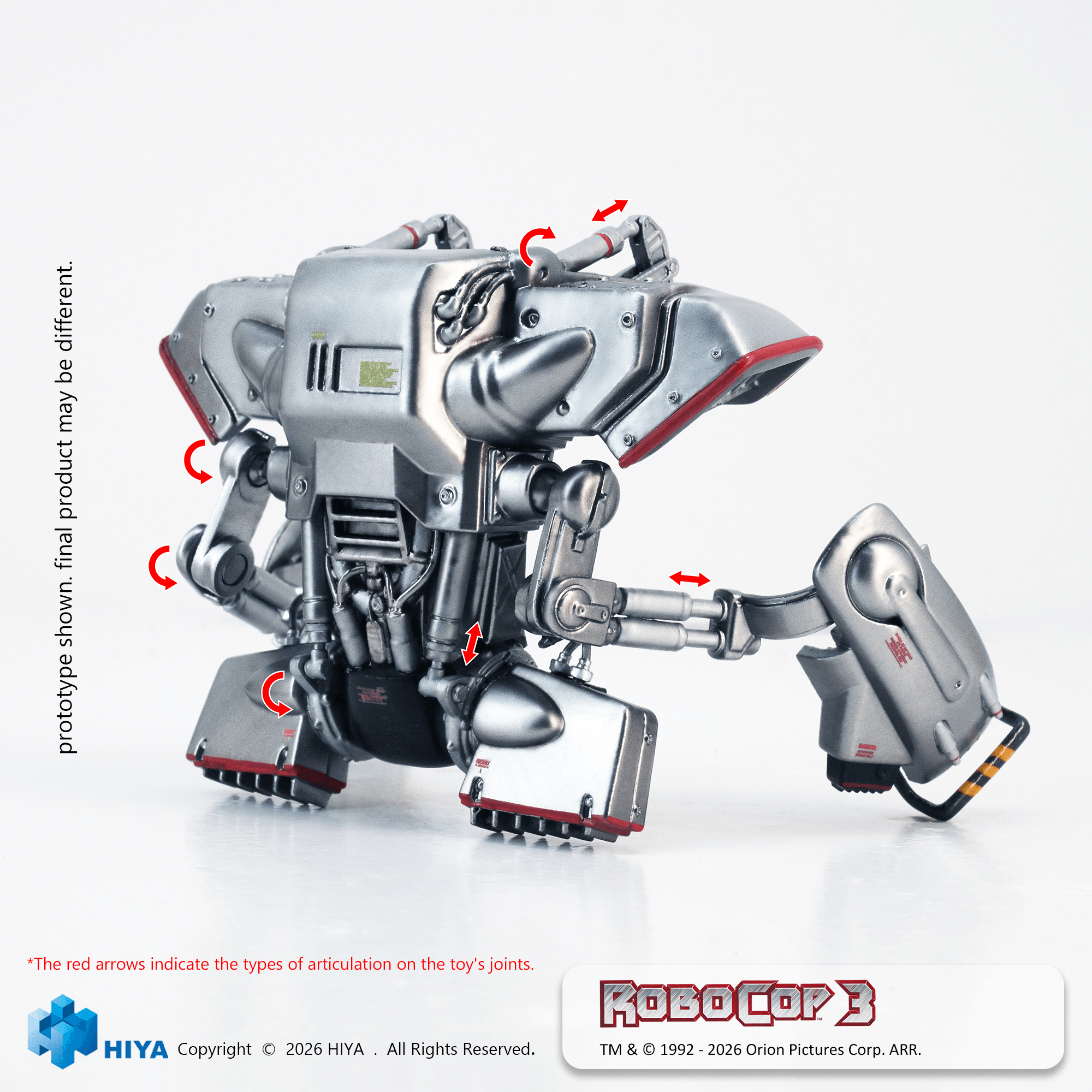 HIYA Exquisite Super Series 112 Scale 6.5 Inch RoboCop 3 RoboCop Action Figure | 6957534205606