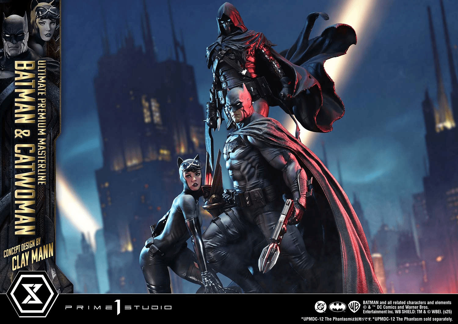  Ultimate Premium Masterline Batman (Comics) Batman &amp; Catwoman (Concept Design by CLAY MANN) Bonus Version  | 4582647123138