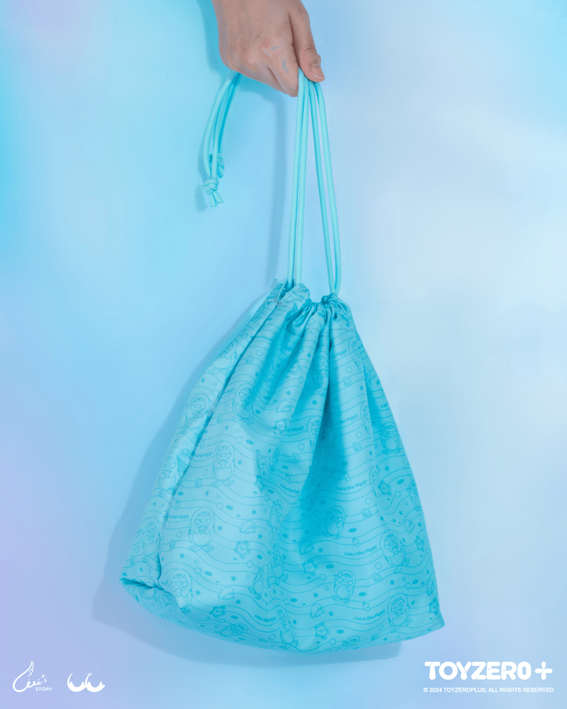 LuLu the Piggy Ocean - PVC Tote Bag (with rope bag) | 781005759291