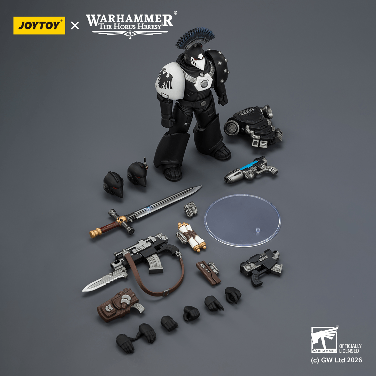Raven Guard MkVI Tactical Sergeant with Power Sword, Bolter and Plasma Pistol | 6927054403950