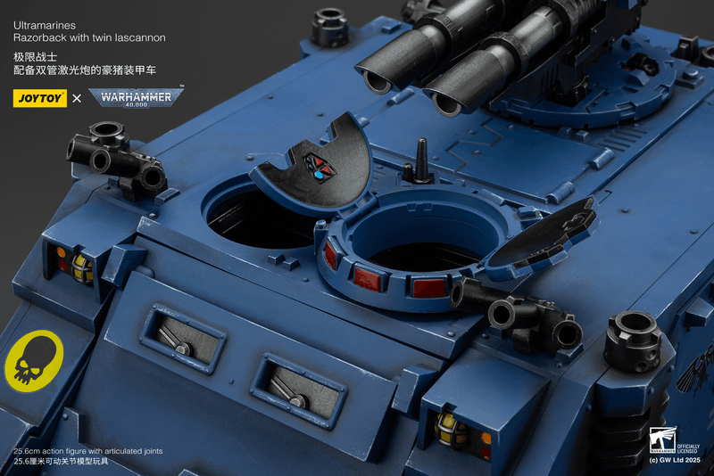 JOYTOY Ultramarines Razorback with twin lascannon