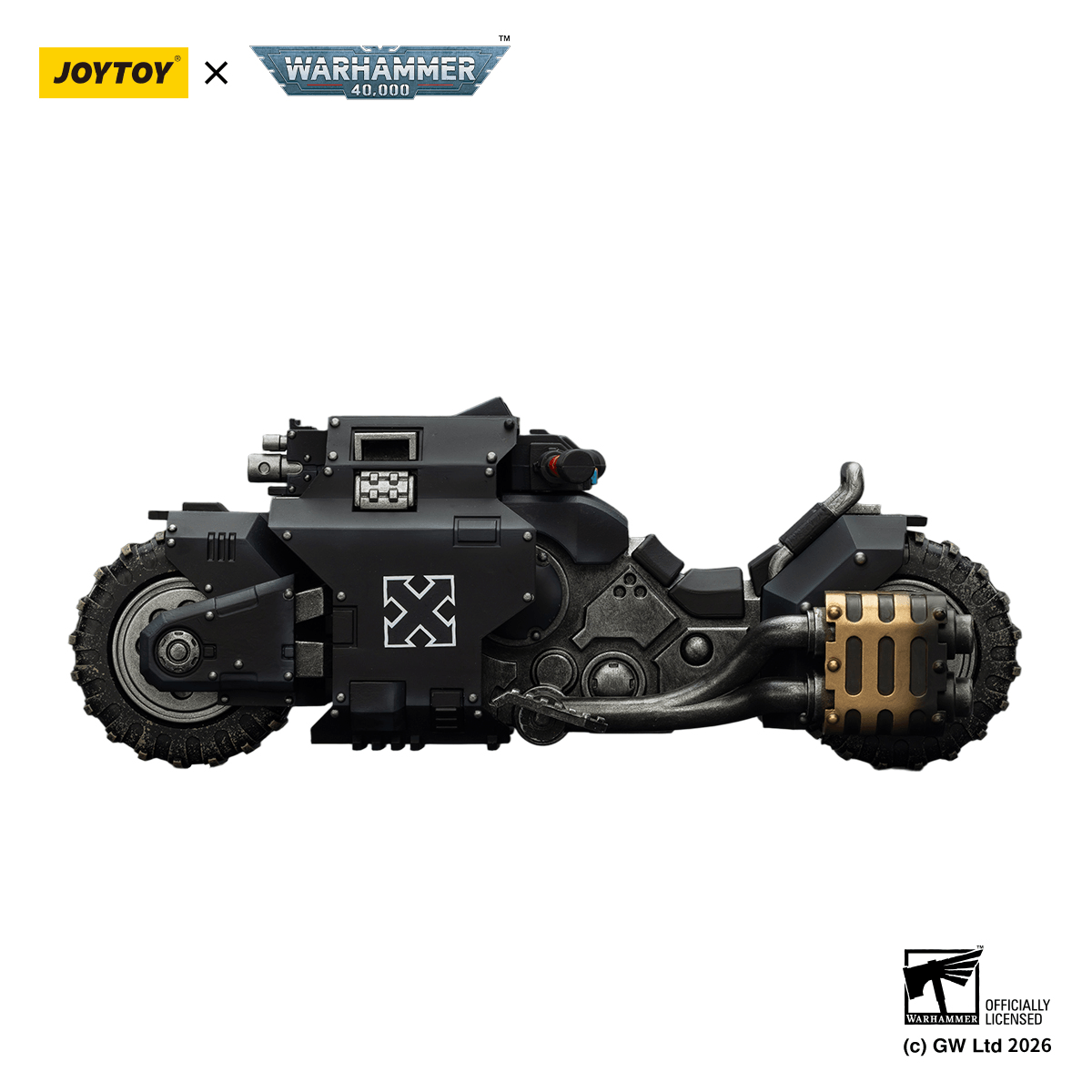 Raven Guard Raider-pattern Combat Bike with twin-linked bolt rifles | 6927054403776