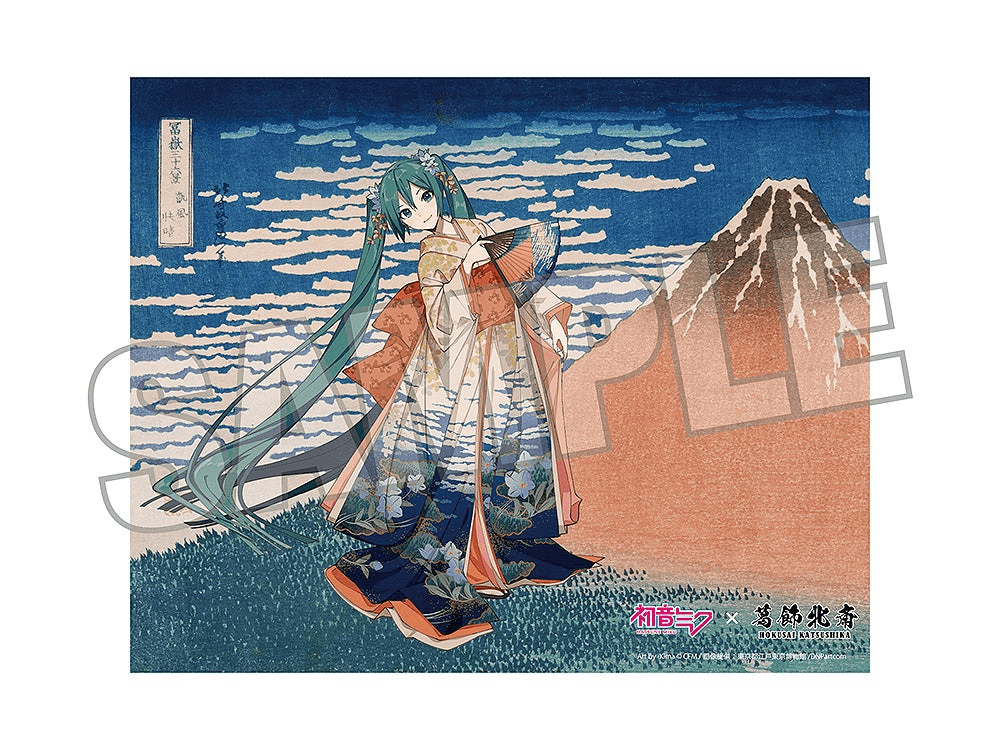 Hatsune Miku x Katsushika Hokusai iXima Canvas Art Fine Wind, Clear Morning | 4580781044906