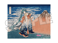 Hatsune Miku x Katsushika Hokusai iXima Canvas Art Fine Wind, Clear Morning | 4580781044906