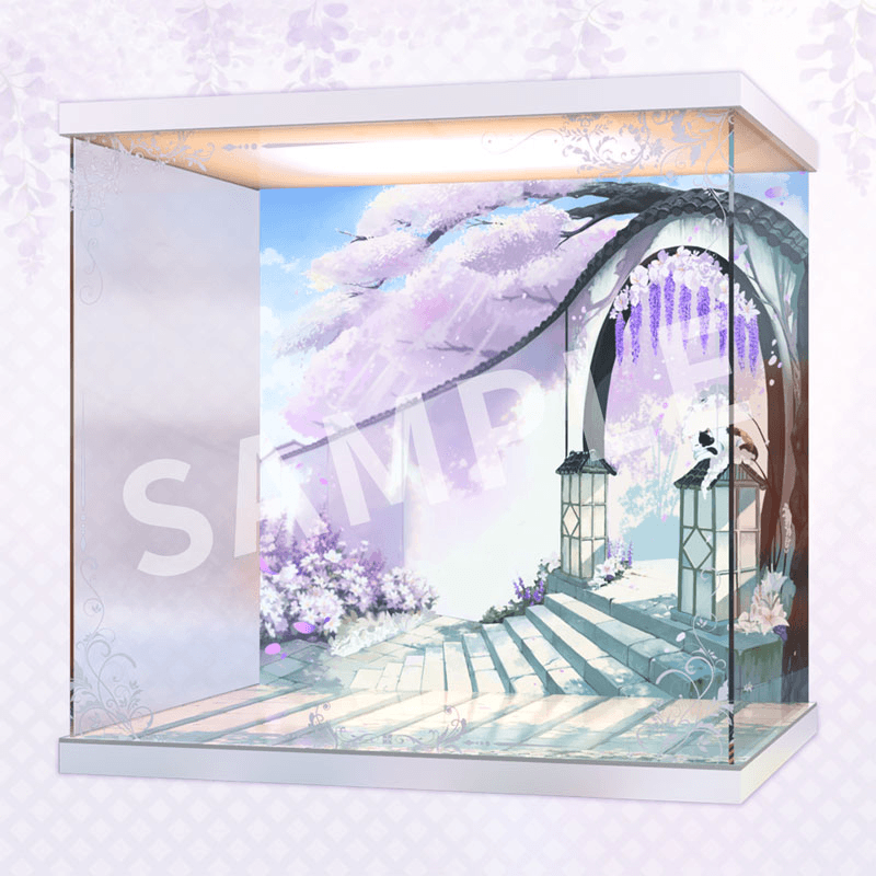 1/7 Scale [Azur Lane] LED Acrylic Display Box for Musashi 「Purest Wisteria」Ver.