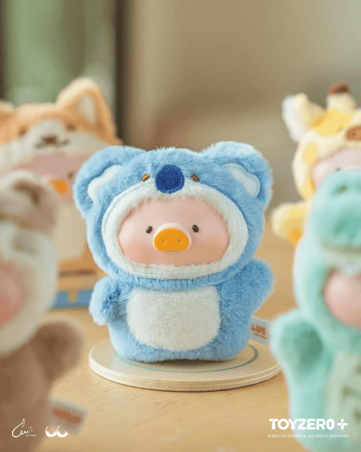 LuLu the Piggy Animal Party - Puppet Show PVC Face Plush Keychain (Blindbox) (Box of 6)
