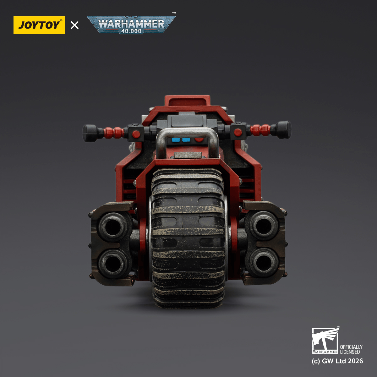 Blood Angels Raider-pattern Combat Bike with twin-linked bolt rifles | 6927054403752