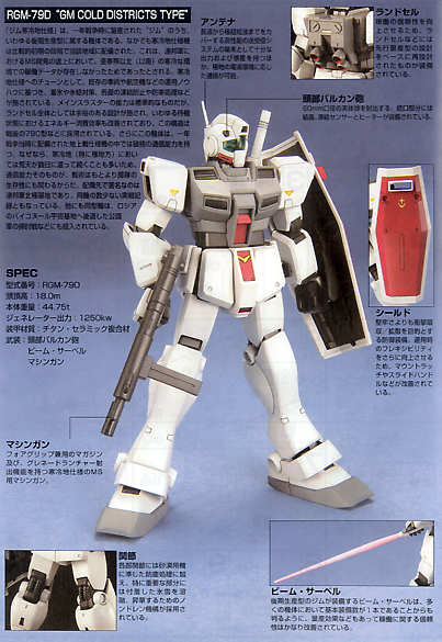 BANDAI Hobby HGUC 1/144 #38 RGM-79D GM Cold Districts Type