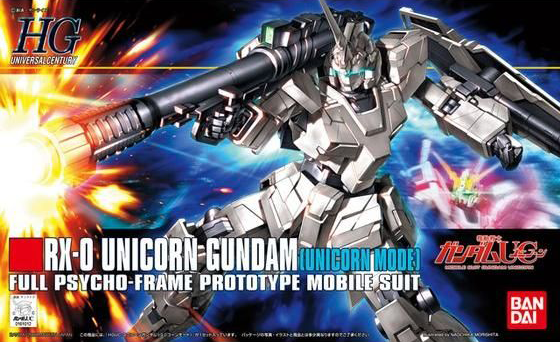 Bandai HGUC 1/144 #101 RX-0 Unicorn Gundam (Unicorn Mode) 'Gundam UC' | 4573102582645