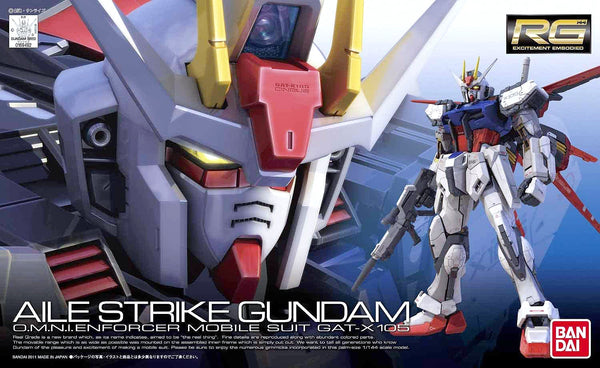 Bandai RG 1/144 #3 GAT-X105 Aile Strike Gundam "Gundam SEED"