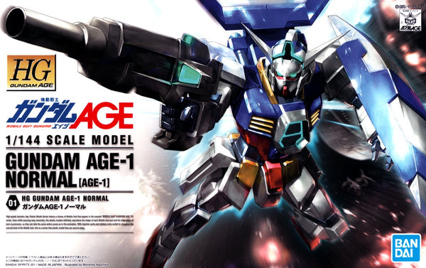 Bandai HGAGE #01 1/144 Gundam AGE-1 Normal