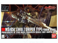 Bandai HGUC 1/144 #137 Zaku 1 Sniper (Yonem Kirks Custom) "Mobile Suit Gundam" | 4573102606648
