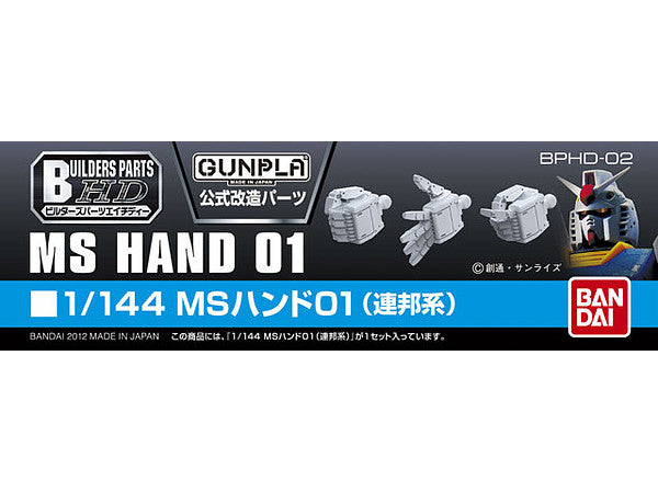 Builders Parts - HD 1/144 MS Hand 01 (E.F.S.F.) | 4573102619402
