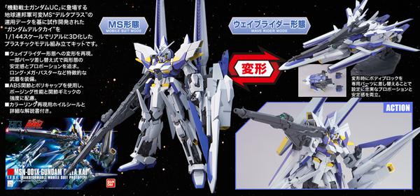 BANDAI Hobby HGUC 1/144 Gundam Delta Kai
