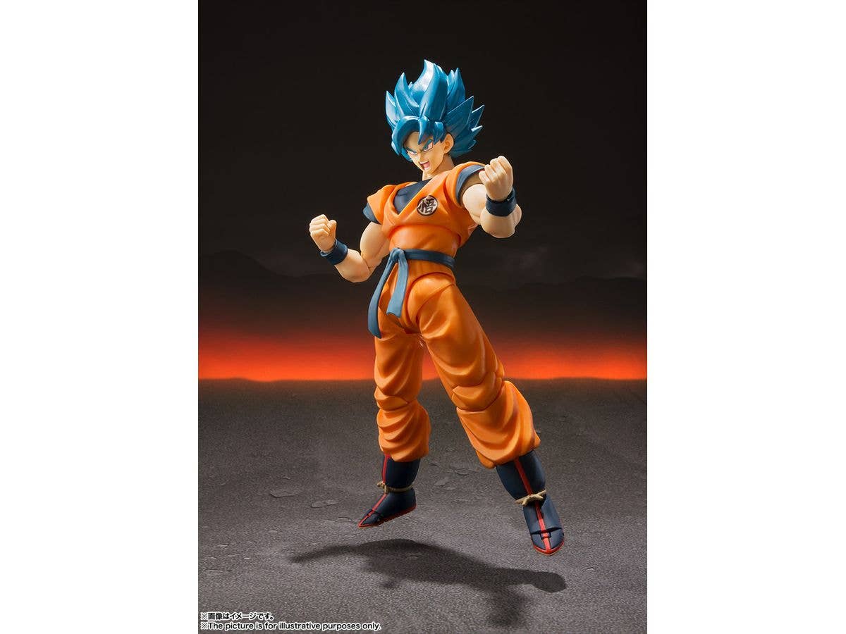 TAMASHII NATIONS Super Saiyan God Super Saiyan Goku "Dragon Ball Super", TAMASHII NATIONS S.H. Figuarts | 4573102557001