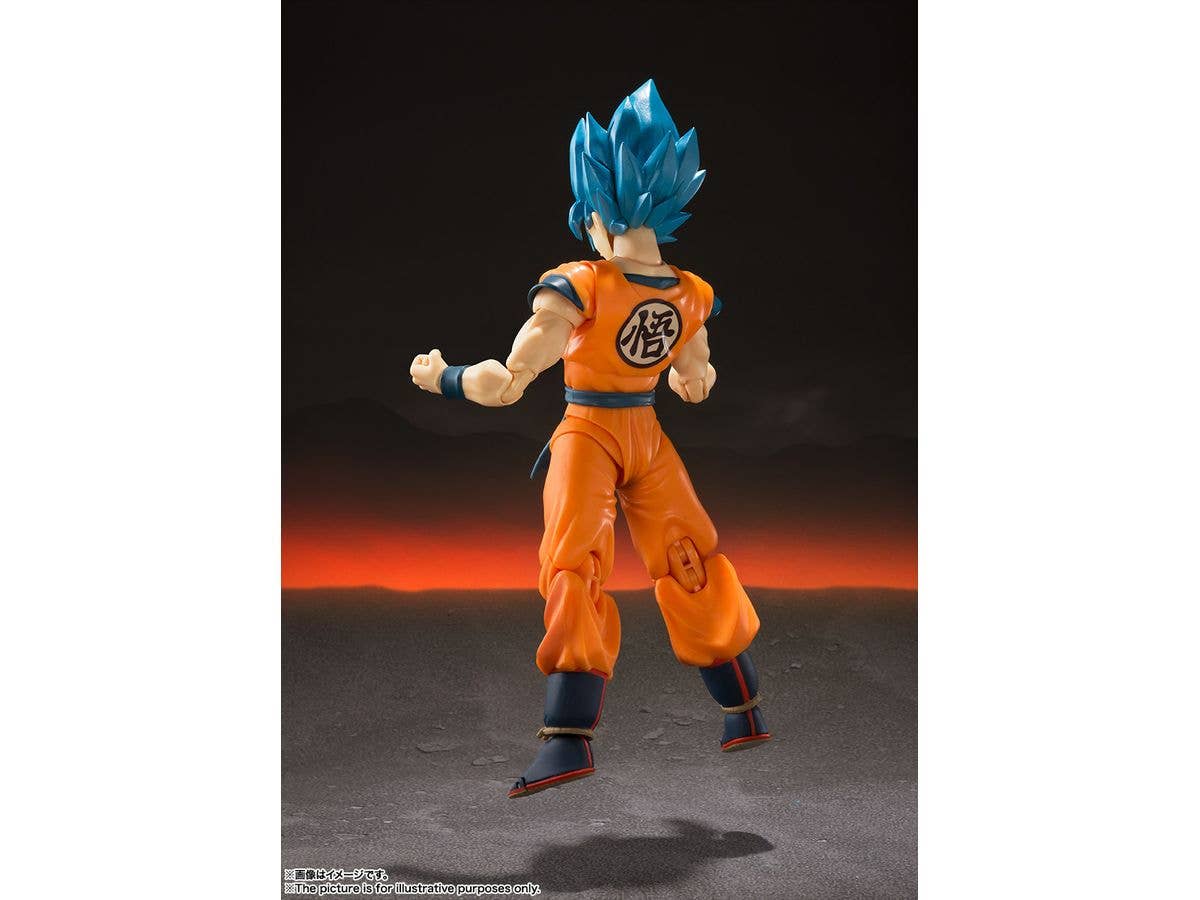 TAMASHII NATIONS Super Saiyan God Super Saiyan Goku "Dragon Ball Super", TAMASHII NATIONS S.H. Figuarts | 4573102557001