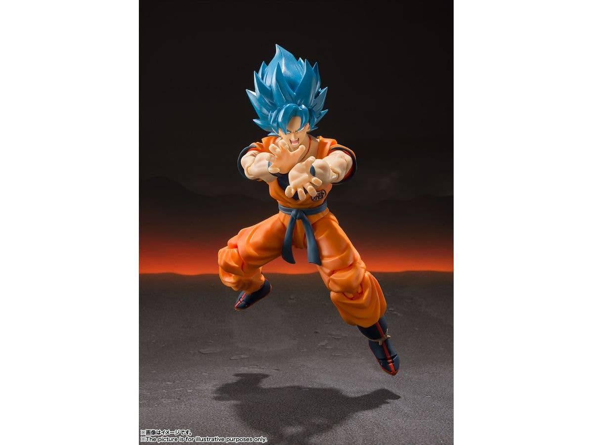 TAMASHII NATIONS Super Saiyan God Super Saiyan Goku "Dragon Ball Super", TAMASHII NATIONS S.H. Figuarts | 4573102557001
