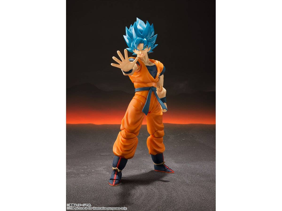 TAMASHII NATIONS Super Saiyan God Super Saiyan Goku "Dragon Ball Super", TAMASHII NATIONS S.H. Figuarts | 4573102557001