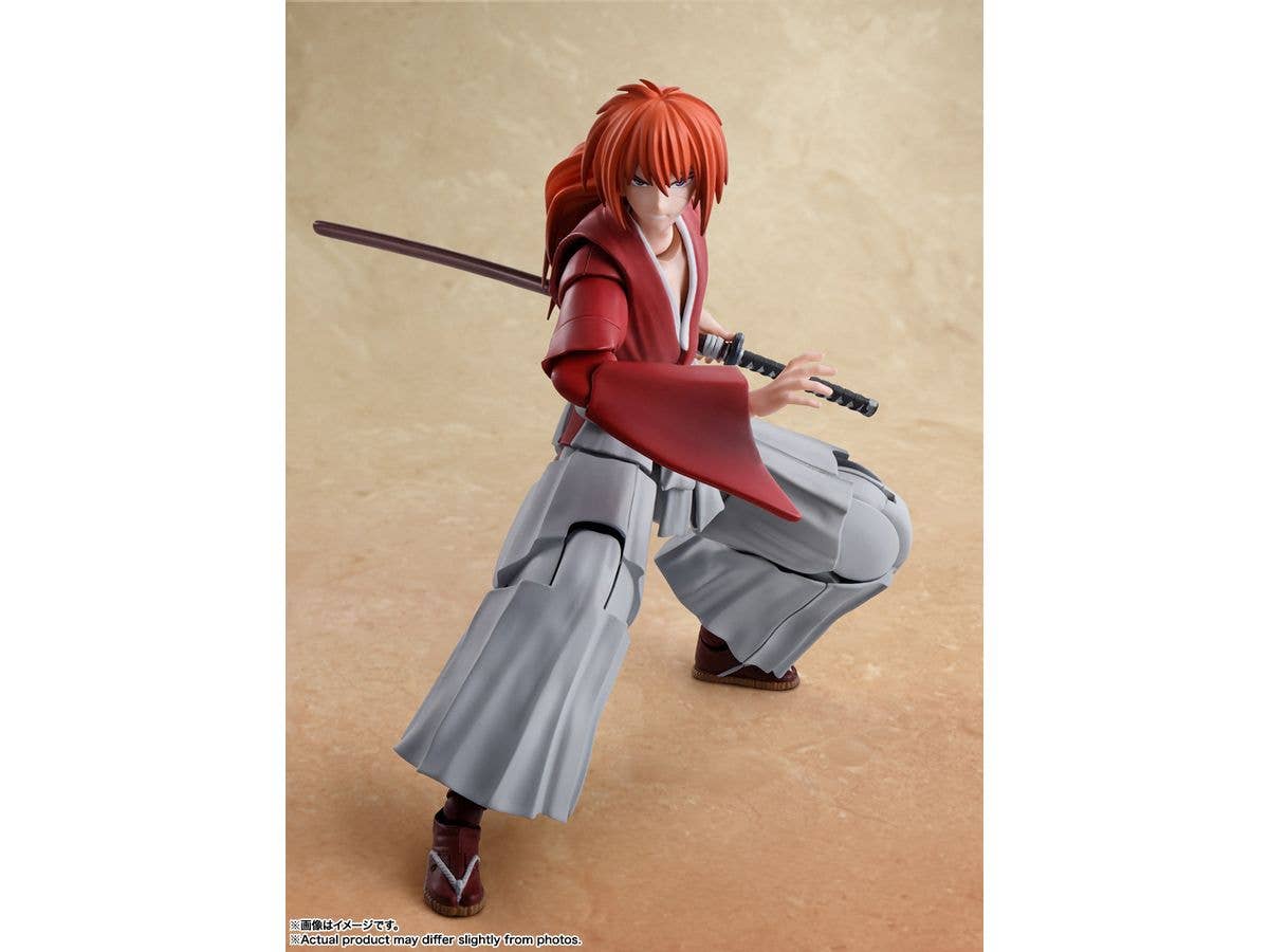 BANDAI Tamashii Kenshin Himura "Rurouni Kenshin: Meiji Swordsman Romantic Story", TAMASHII NATIONS S.H.Figuarts | 4573102654809
