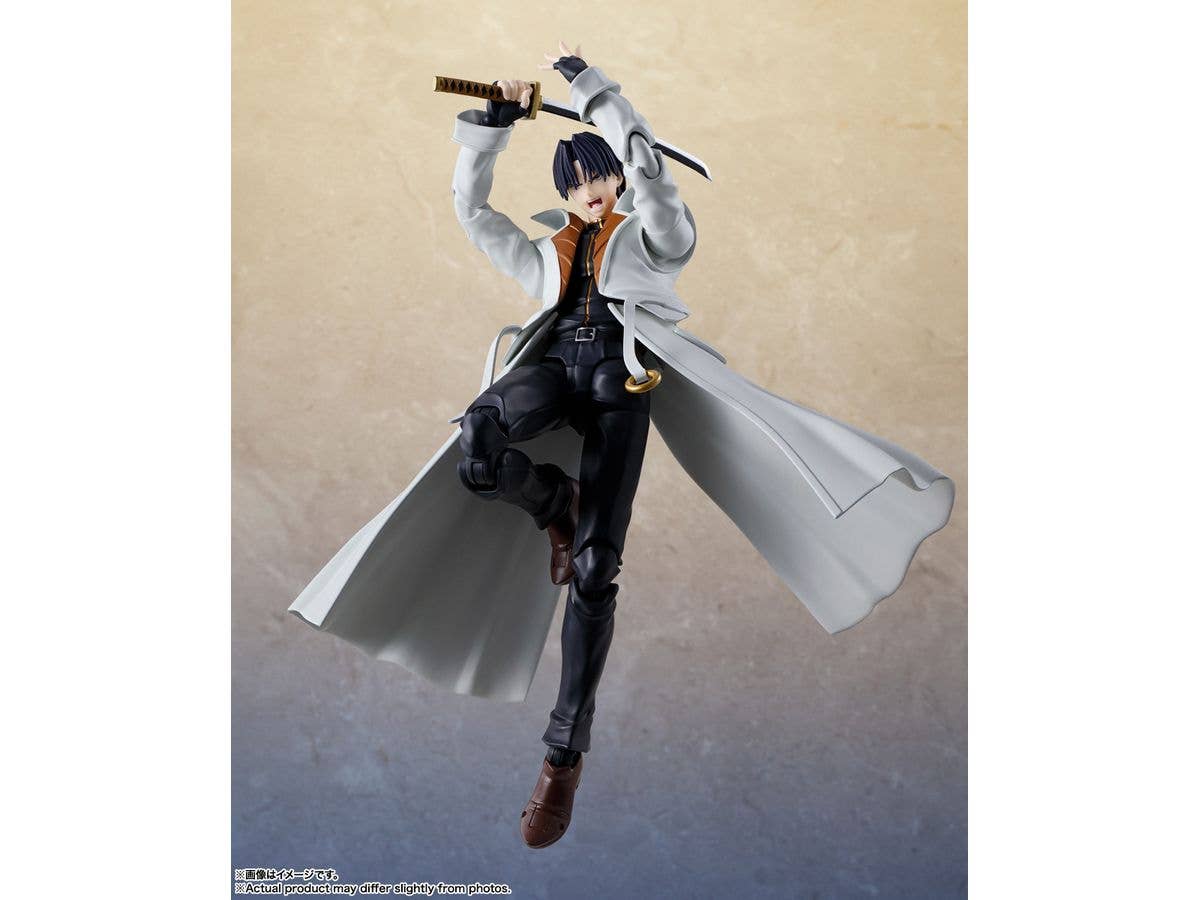 BANDAI Tamashii Aoshi Shinomori "Rurouni Kenshin: Meiji Swordsman Romantic Story", TAMASHII NATIONS S.H.Figuarts | 4573102654823