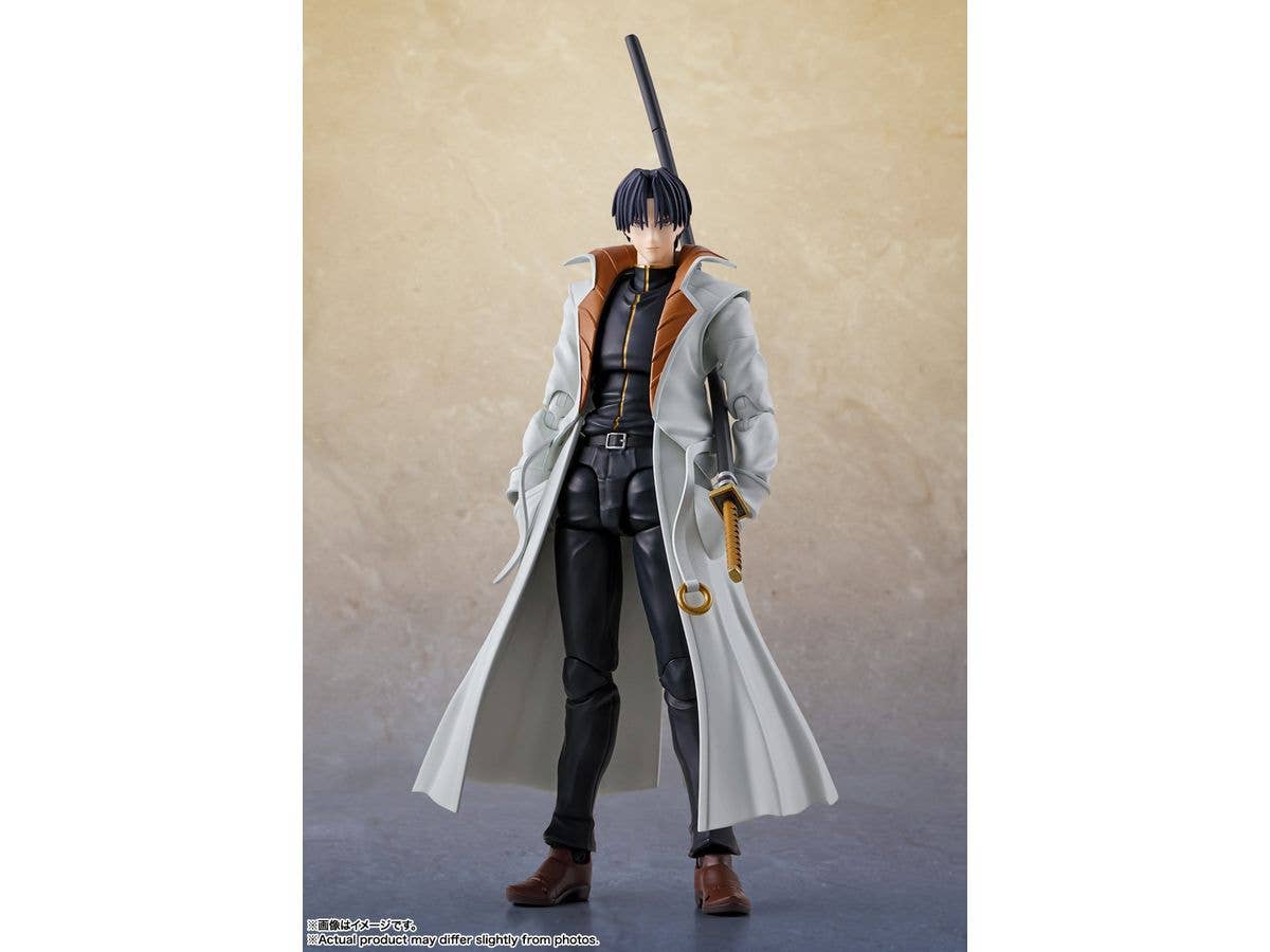 BANDAI Tamashii Aoshi Shinomori "Rurouni Kenshin: Meiji Swordsman Romantic Story", TAMASHII NATIONS S.H.Figuarts | 4573102654823