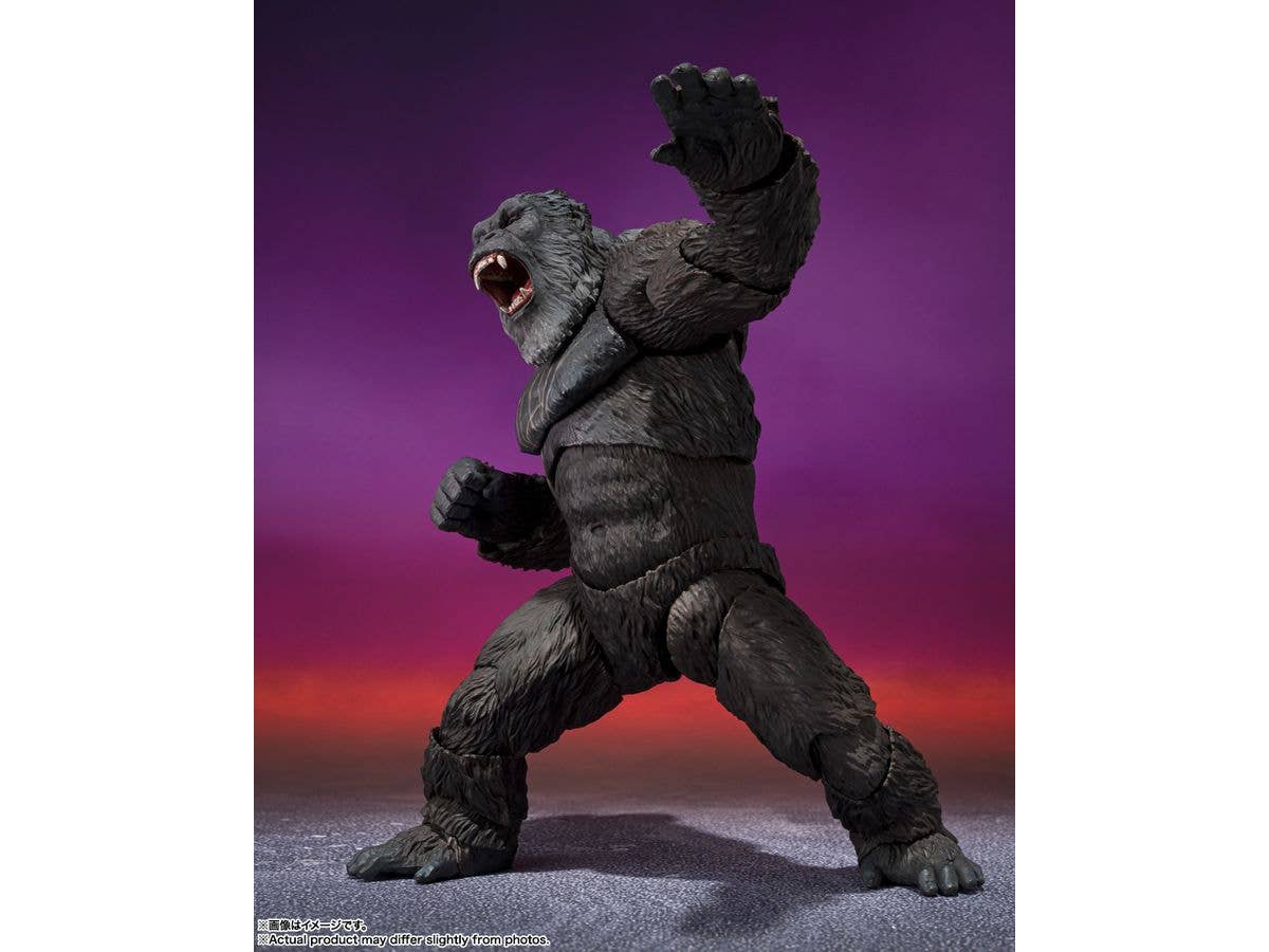 BANDAI Tamashii KONG FROM GODZILLA x KONG: THE NEW EMPIRE [2024], TAMASHII NATIONS S.H.MonsterArts | 4573102660459