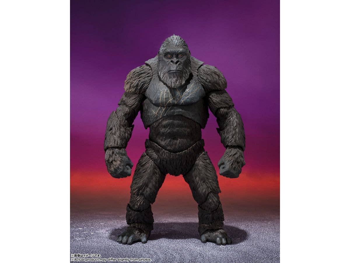 BANDAI Tamashii KONG FROM GODZILLA x KONG: THE NEW EMPIRE [2024], TAMASHII NATIONS S.H.MonsterArts | 4573102660459
