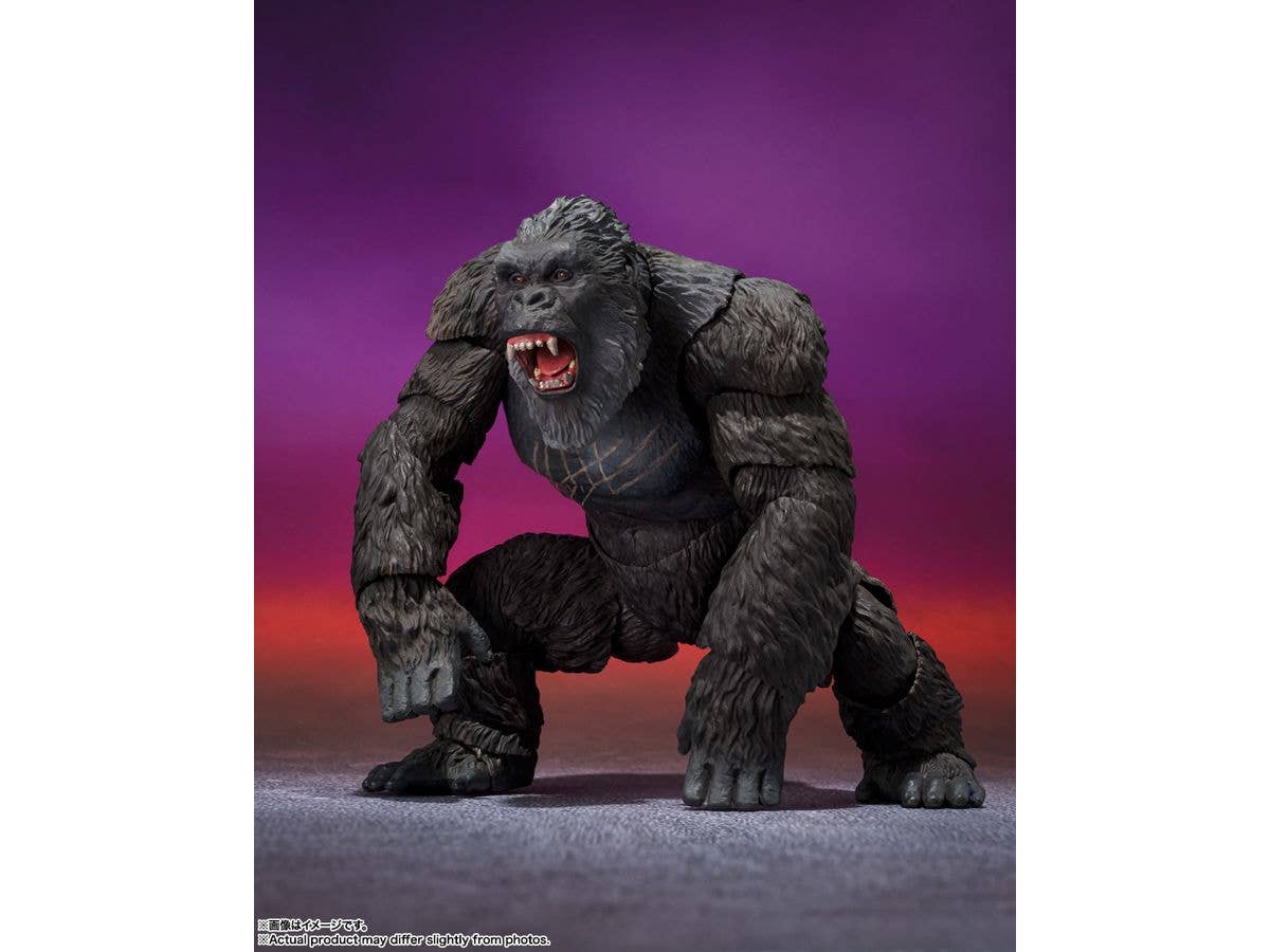 BANDAI Tamashii KONG FROM GODZILLA x KONG: THE NEW EMPIRE [2024], TAMASHII NATIONS S.H.MonsterArts | 4573102660459