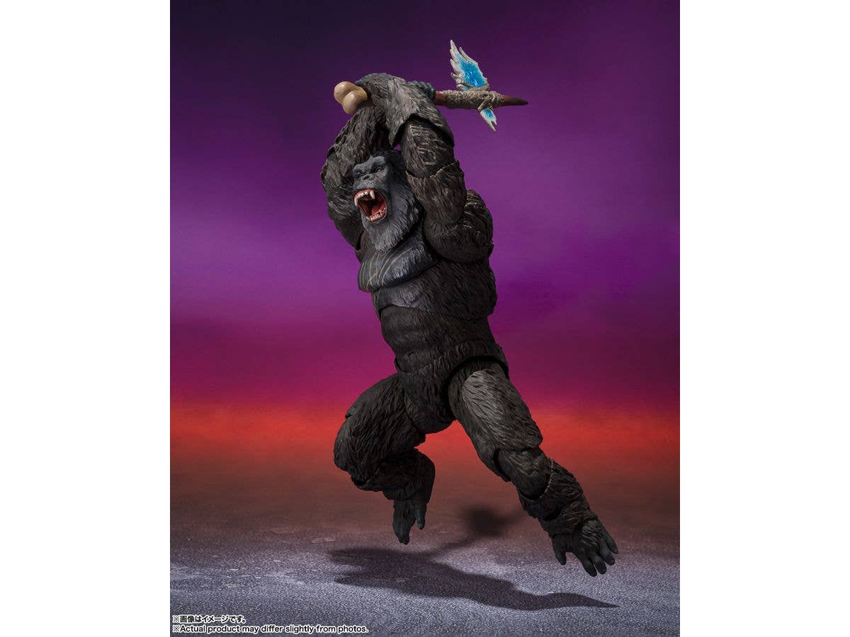 BANDAI Tamashii KONG FROM GODZILLA x KONG: THE NEW EMPIRE [2024], TAMASHII NATIONS S.H.MonsterArts | 4573102660459