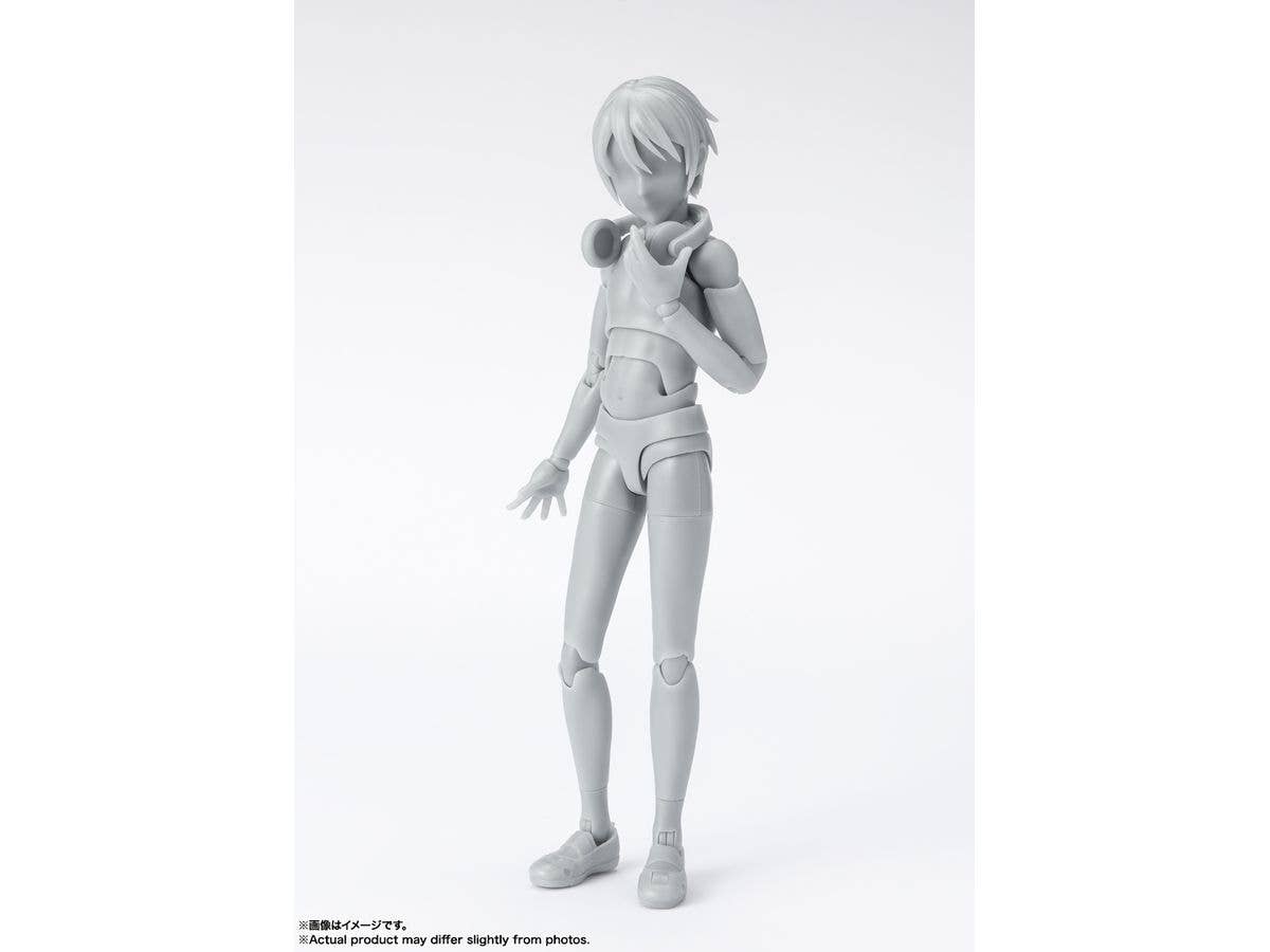 BANDAI Spirits BODY-KUN -School Life- Edition DX SET (Gray Color Ver.), TAMASHII NATIONS S.H.Figuarts | 4573102660541