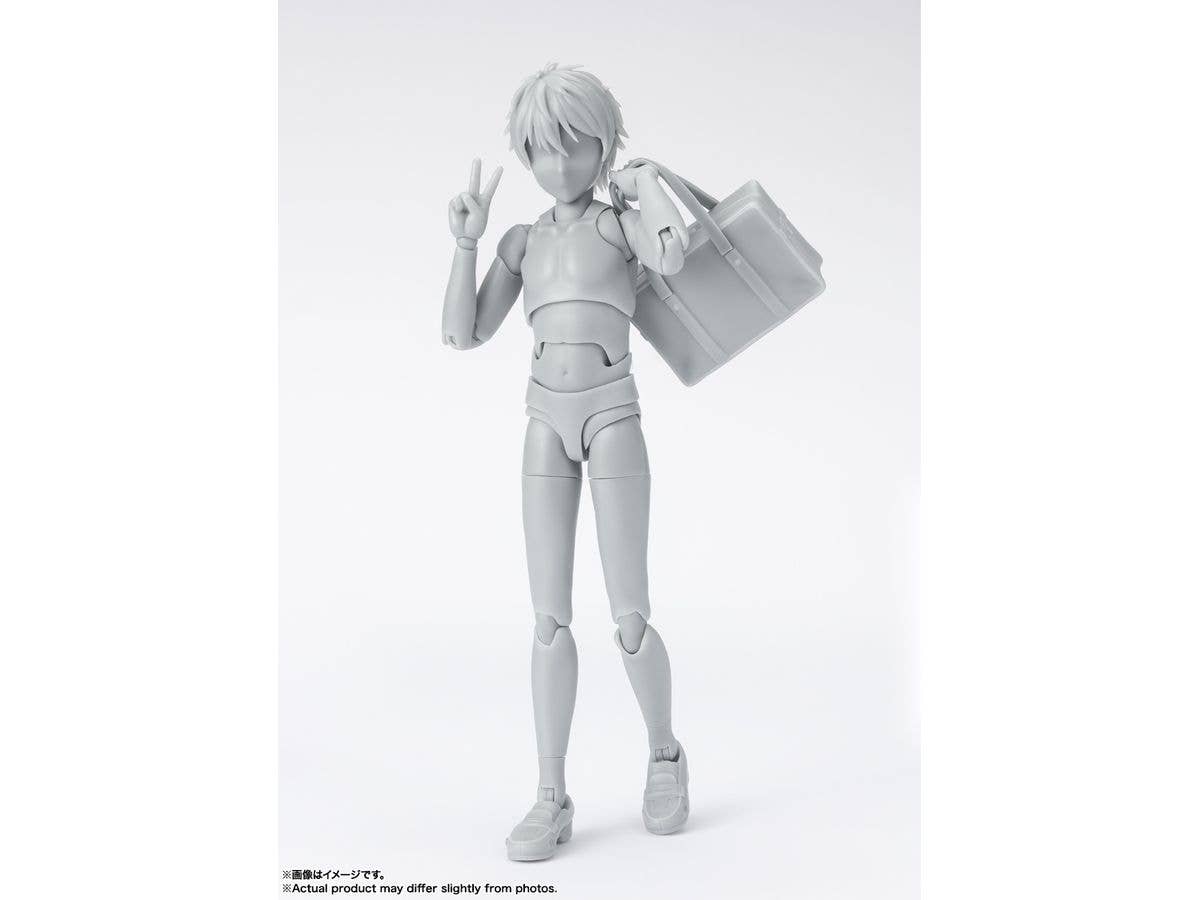 BANDAI Spirits BODY-KUN -School Life- Edition DX SET (Gray Color Ver.), TAMASHII NATIONS S.H.Figuarts | 4573102660541