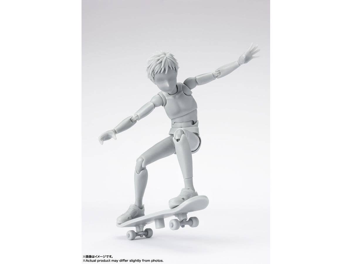 BANDAI Spirits BODY-KUN -School Life- Edition DX SET (Gray Color Ver.), TAMASHII NATIONS S.H.Figuarts | 4573102660541