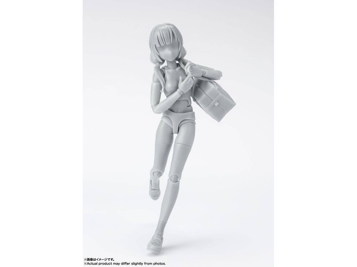 BANDAI Spirits BODY-CHAN -School Life- Edition DX SET (Gray Color Ver.), TAMASHII NATIONS S.H.Figuarts | 4573102660664