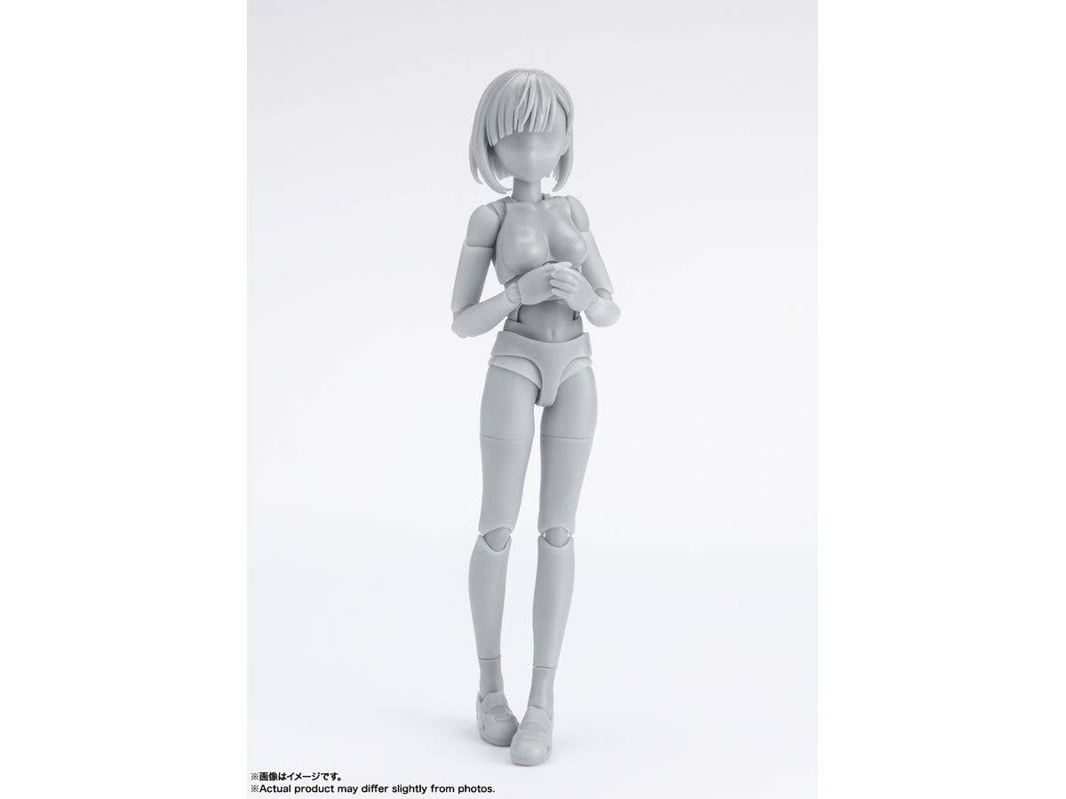 BANDAI Spirits BODY-CHAN -School Life- Edition DX SET (Gray Color Ver.), TAMASHII NATIONS S.H.Figuarts | 4573102660664
