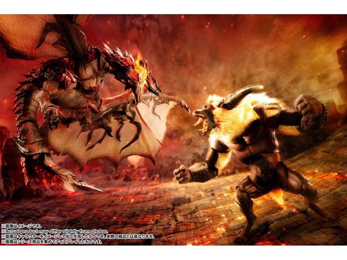 BANDAI Tamashii FURIOUS RAJANG "MONSTER HUNTER", TAMASHII NATIONS S.H.MonsterArts | 4573102660800