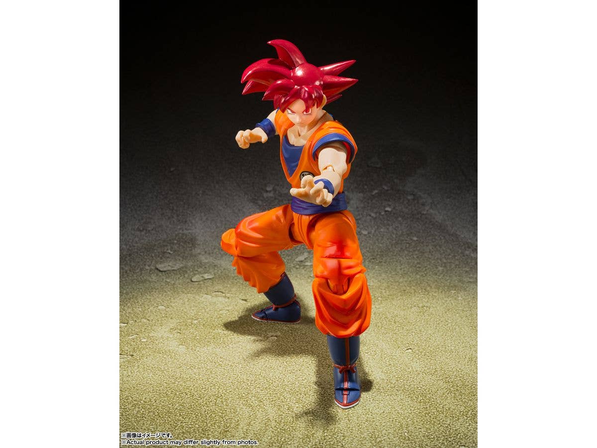 BANDAI Spirits SUPER SAIYAN GOD SON GOKU -SAIYAN GOD OF VIRTUE- "DRAGON BALL SUPER", TAMASHII NATIONS S.H.Figuarts | 4573102661234