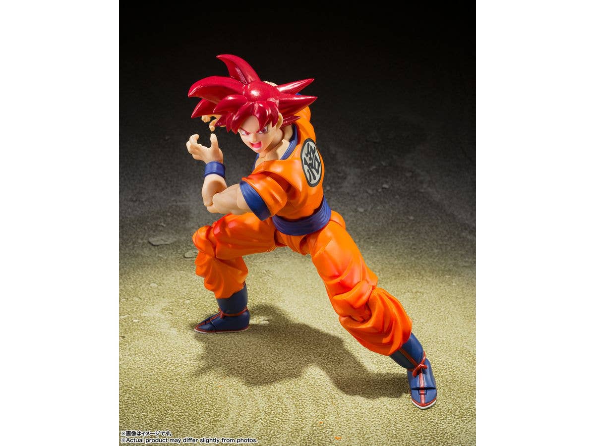 BANDAI Spirits SUPER SAIYAN GOD SON GOKU -SAIYAN GOD OF VIRTUE- "DRAGON BALL SUPER", TAMASHII NATIONS S.H.Figuarts | 4573102661234