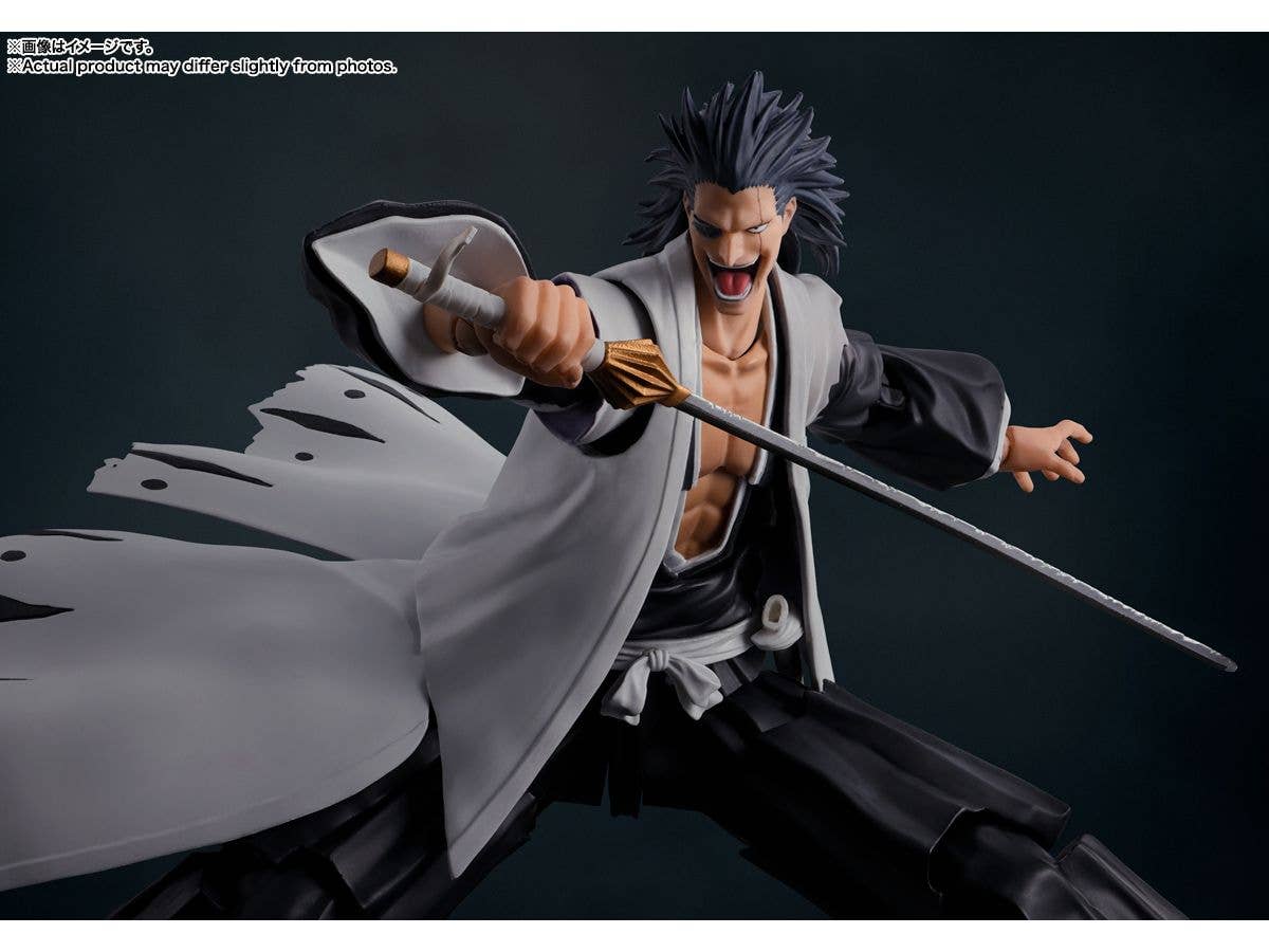 BANDAI Spirits KENPACHI ZARAKI "BLEACH:Thousand-Year Blood War", TAMASHII NATIONS S.H.Figuarts | 4573102661692