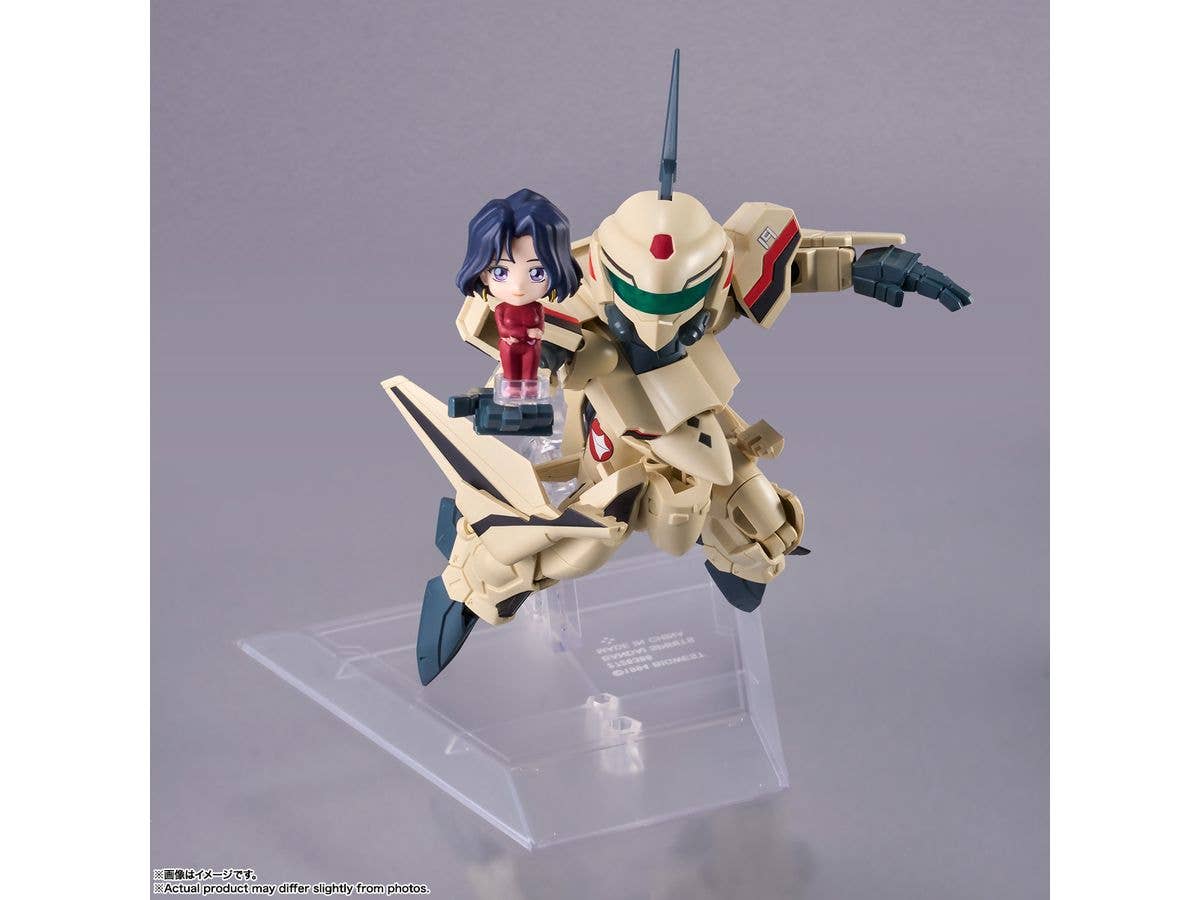 BANDAI Tamashii YF-19(ISAMU ALVA DYSON USE) with MYUNG FANG LONE "MACROSS PLUS", TAMASHII NATIONS TINY SESSION | 4573102664204