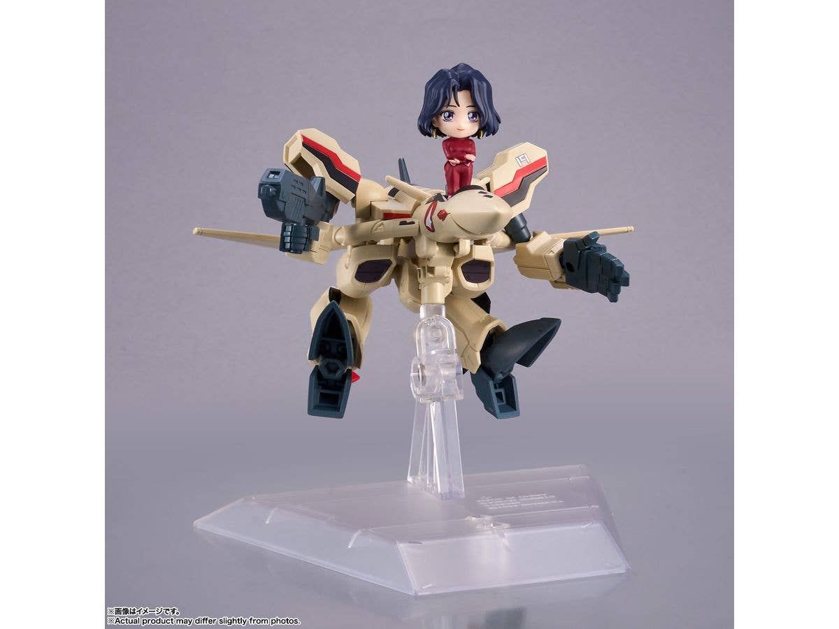 BANDAI Tamashii YF-19(ISAMU ALVA DYSON USE) with MYUNG FANG LONE "MACROSS PLUS", TAMASHII NATIONS TINY SESSION | 4573102664204