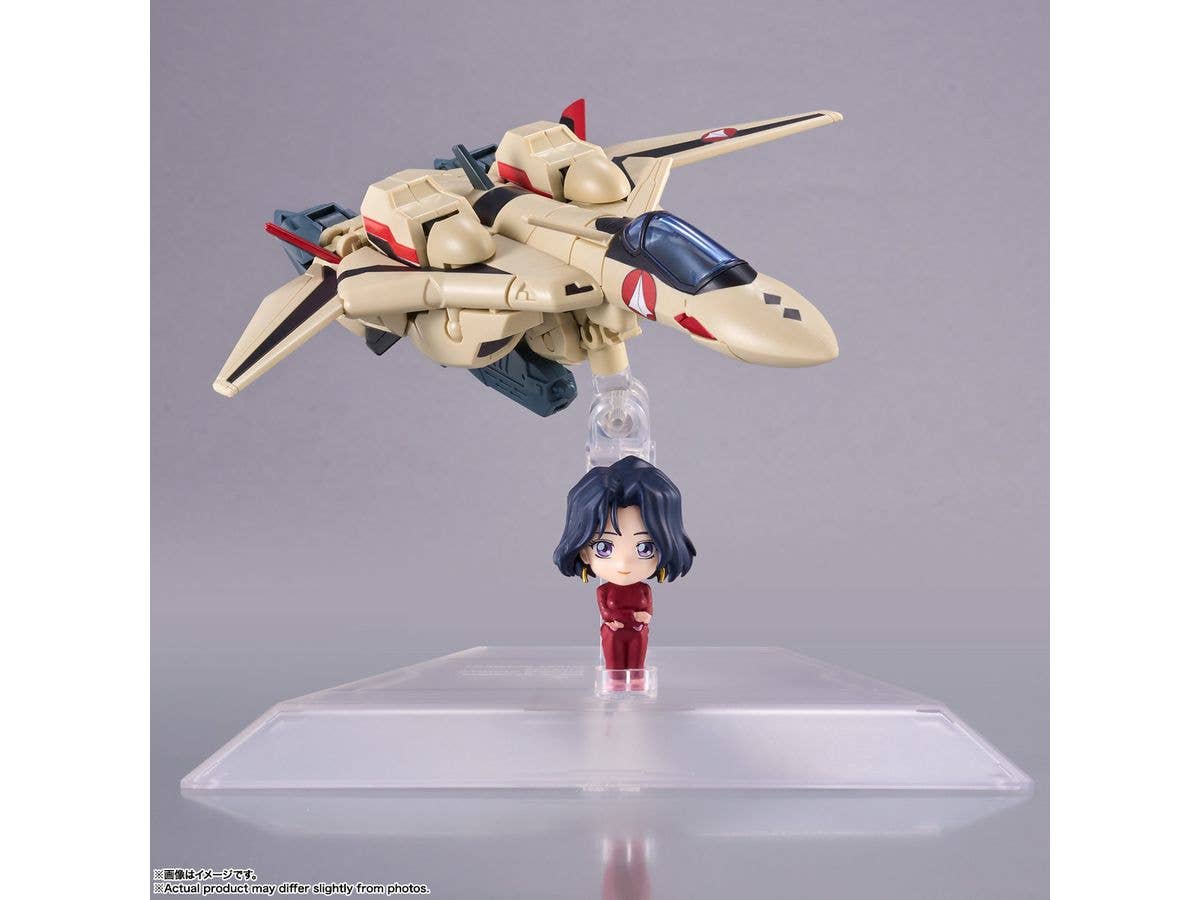 BANDAI Tamashii YF-19(ISAMU ALVA DYSON USE) with MYUNG FANG LONE "MACROSS PLUS", TAMASHII NATIONS TINY SESSION | 4573102664204