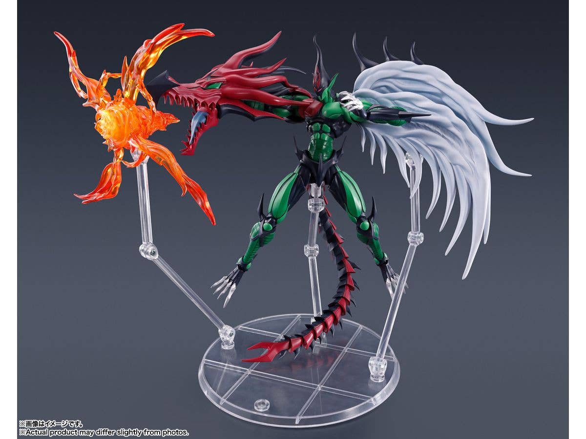 BANDAI Tamashii ELEMENTAL HERO FLAME WINGMAN "Yu-Gi-Oh! GX", TAMASHII NATIONS S.H.MonsterArts | 4573102664655