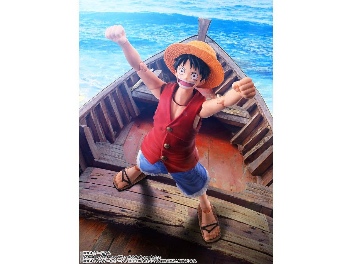 BANDAI Tamashii MONKEY.D.LUFFY -ROMANCE DAWN- "ONE PIECE", TAMASHII NATIONS S.H.Figuarts | 4573102664730