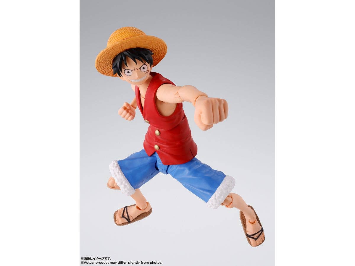 BANDAI Tamashii MONKEY.D.LUFFY -ROMANCE DAWN- "ONE PIECE", TAMASHII NATIONS S.H.Figuarts | 4573102664730