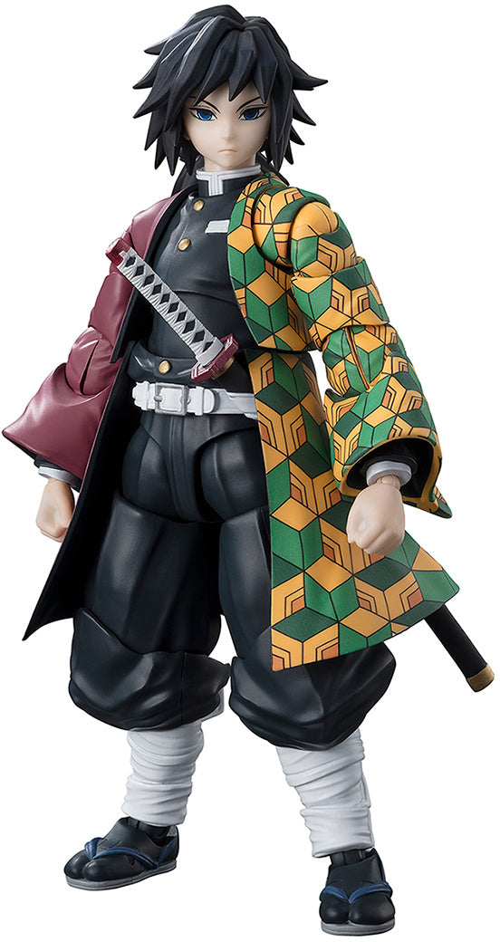 BANDAI Tamashii GIYU TOMIOKA "Demon Slayer: Kimetsu no Yaiba", TAMASHII NATIONS S.H.Figuarts(4573102664778)