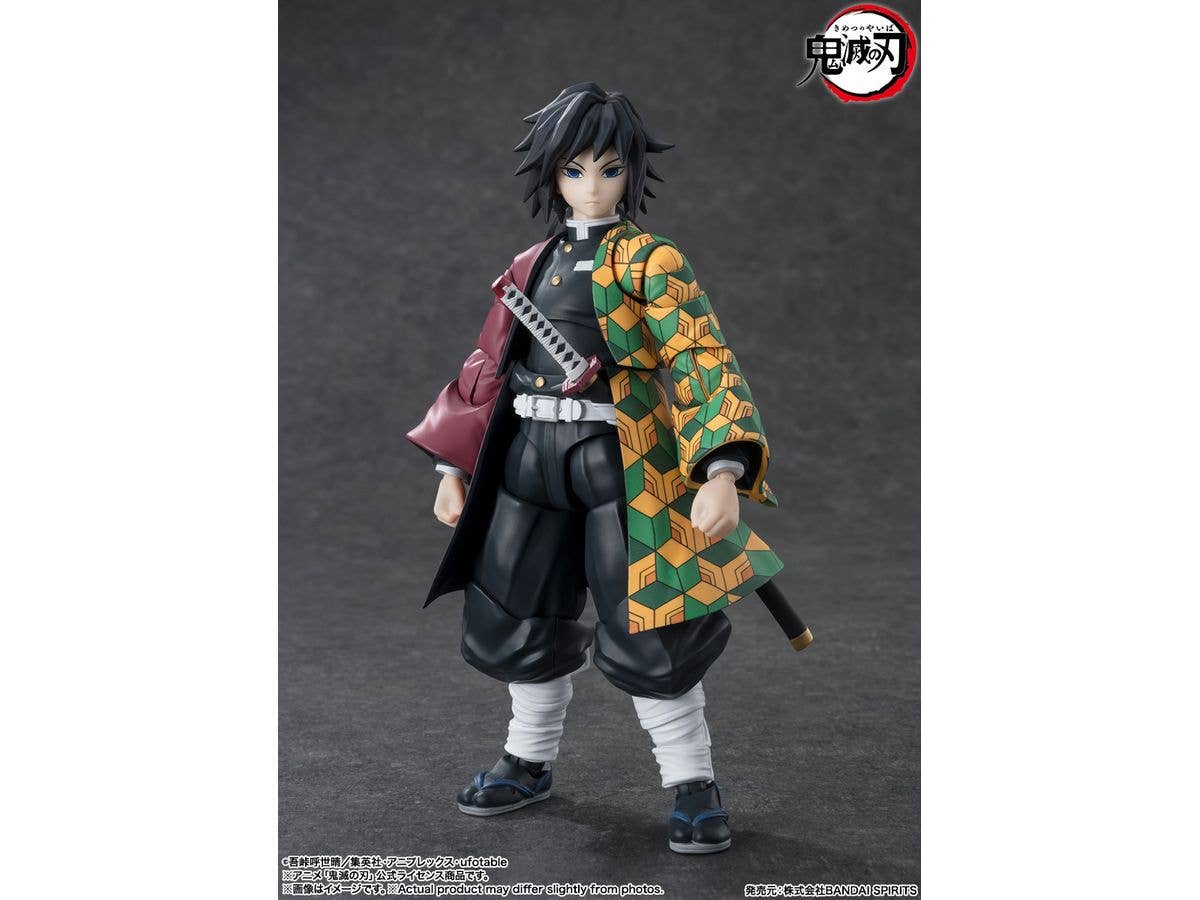 BANDAI Tamashii GIYU TOMIOKA "Demon Slayer: Kimetsu no Yaiba", TAMASHII NATIONS S.H.Figuarts | 4573102664778
