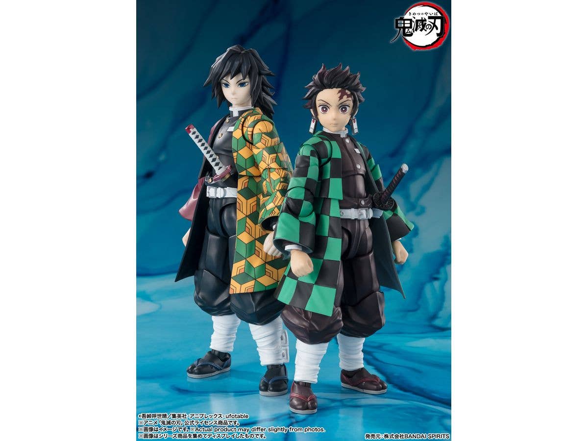 BANDAI Tamashii GIYU TOMIOKA "Demon Slayer: Kimetsu no Yaiba", TAMASHII NATIONS S.H.Figuarts | 4573102664778
