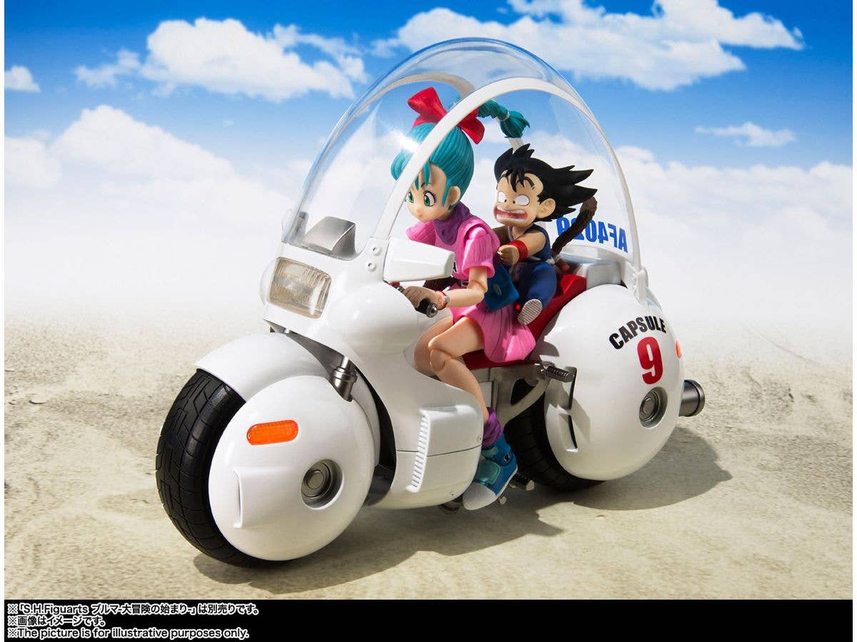 BANDAI Tamashii BULMA‘S MOTORCYCLE -HOIPOI CAPSULE No.9- "DRAGON BALL SERIES", TAMASHII NATIONS S.H.Figuarts | 4573102664983