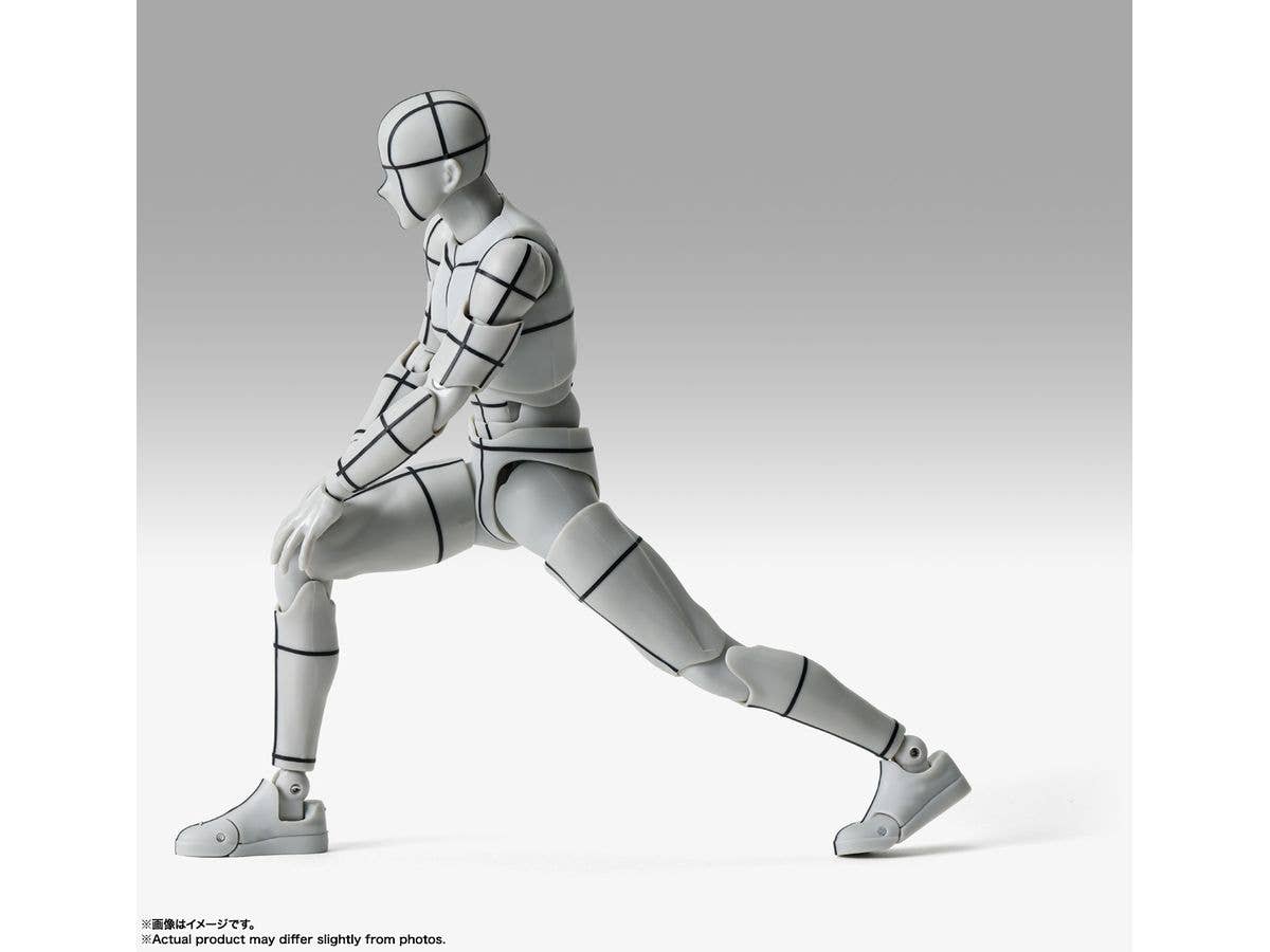 TAMASHII NATIONS BODY-KUN-Sports- Edition-WIRE FRAME- (Gray Color Ver.) "BODY-KUN/BODY-CHAN", TAMASHII NATIONS S.H.Figuarts | 4573102673077