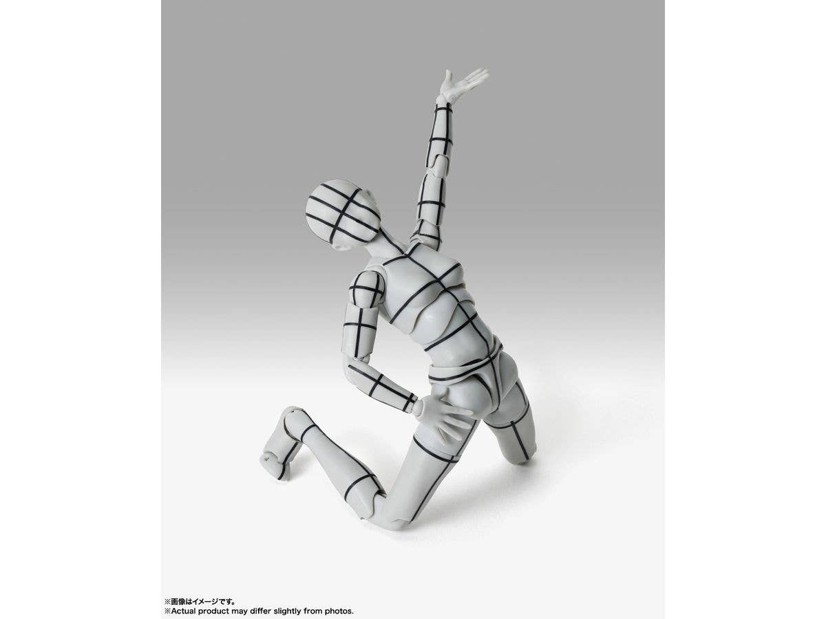 TAMASHII NATIONS BODY CHAN -Sports- Edition-WIRE FRAME- (Gray Color Ver.) "BODY-KUN/BODY-CHAN", TAMASHII NATIONS S.H.Figuarts | 4573102673084
